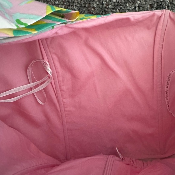 Lilly Pulitzer Chloe 1 Shoulder Pink Barbie Core Soft girl Silk Dress Corset - Picture 13 of 14